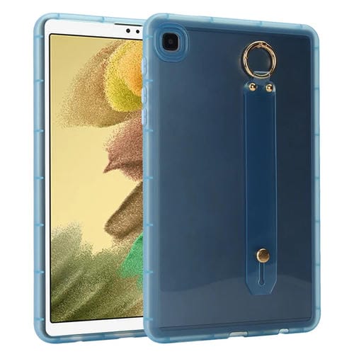 Funda hĂbrida TPU Samsung Galaxy Tab A7 Lite con soporte para pulsera (Transparente)