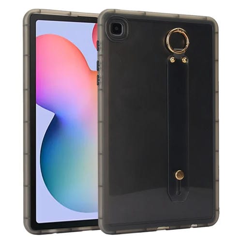 Funda hĂbrida TPU suave para Tablet Samsung Galaxy Tab S6 Lite 2024/2022 con Soporte para Pulsera (Negro)