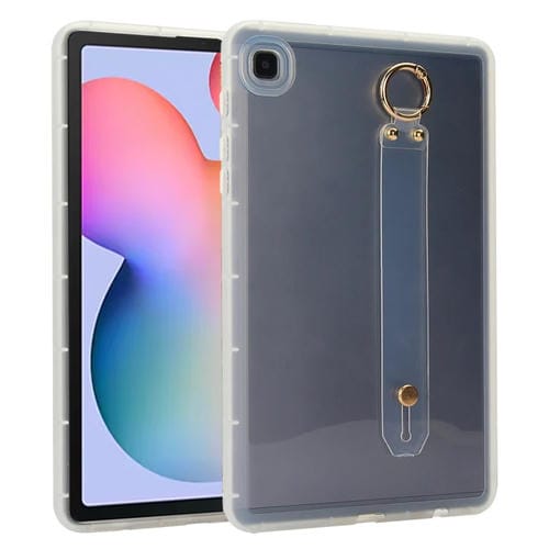 Funda hĂbrida TPU Samsung Galaxy Tab S6 Lite 2024/2022 soporte pulsera (Transparente)