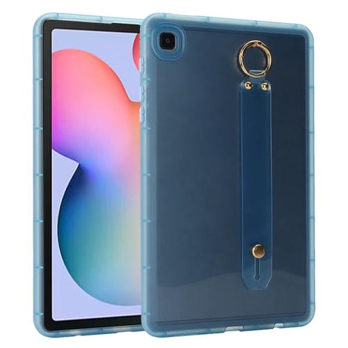 Funda hĂbrida TPU Samsung Galaxy Tab S6 Lite 2024/2022 soporte pulsera (Azul)