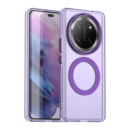 Funda Híbrida TPU y PC con Protección Magsafe Candy para Honor Magic7 Lite (Morado)