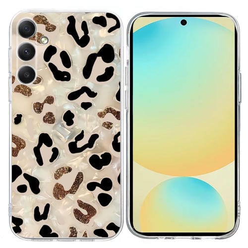 Funda TPU Samsung Galaxy A34 5G PatrĂłn Pintura Colorida (Leopardo)