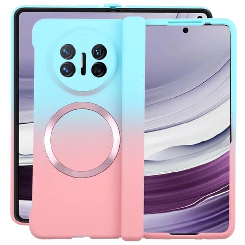 Funda para TelĂ©fono Huawei Mate X5/X3 Policarbonato LĂquido Magsafe Efecto Degradado (Azul y Rosa)