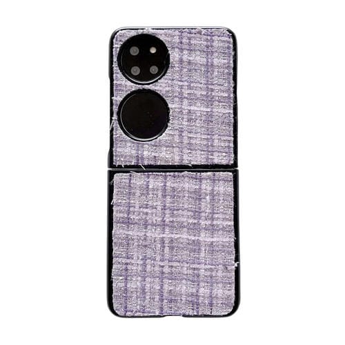 Funda Protectora PC Huawei P50 Diseño a Cuadros (Morado)