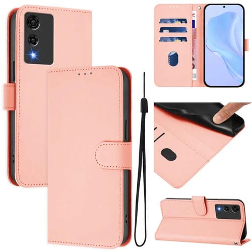 Funda de Piel Sintética con Cordón para Cubot A10 (Rosa)