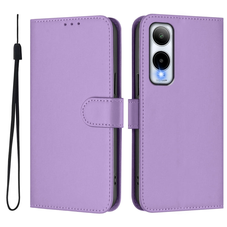 Funda de Cuero con Cordón para Teléfono Cricket Icon 6 Skin Feel (Morado Lavanda)