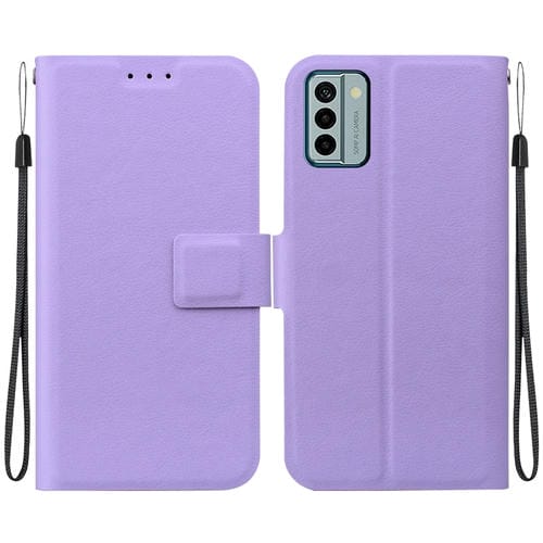 Funda de Cuero Ultrafina con Hebilla Magnética para Nokia G22 (Morado)