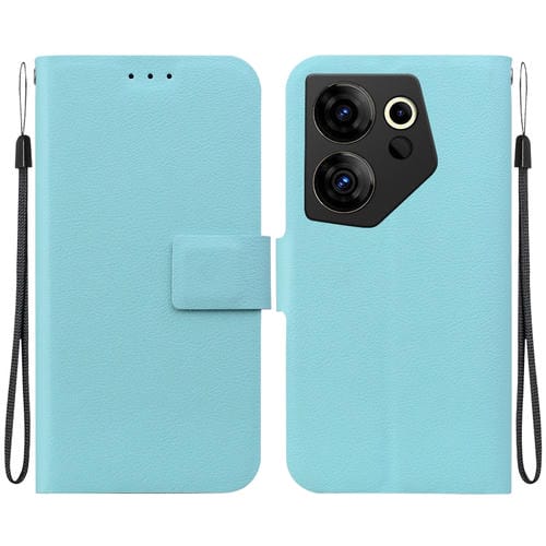 Funda de Cuero Ultradelgada con Hebilla Magnética para Tecno Camon 20 Premier (Verde)