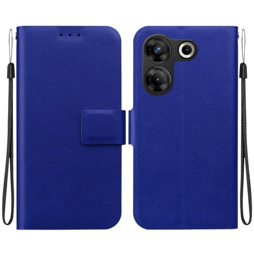 Funda de Cuero con Hebilla Magnética Ultrafina para Tecno Camon 20 Pro 5G (Azul)