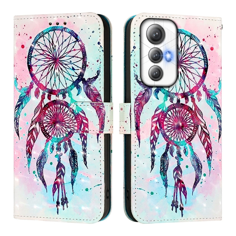 Funda de Cuero con Tapa Horizontal y Pintura 3D para Cubot Max 5 (Campanas de Viento) (Color)