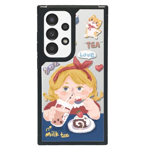 Funda para Teléfono Samsung Galaxy A23 4G/5G Cobertura Total Diseño Arte Creativo (Pareja de Comida A)