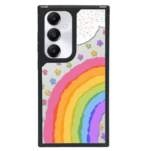Funda para TelĂ©fono Samsung Galaxy A25 5G Cobertura Total Diseño Flor ArcoĂris A