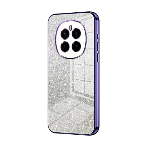 Funda para Teléfono Honor Magic7 Acabado Galvanizado En Polvo Purpurina Degradada (Morado)