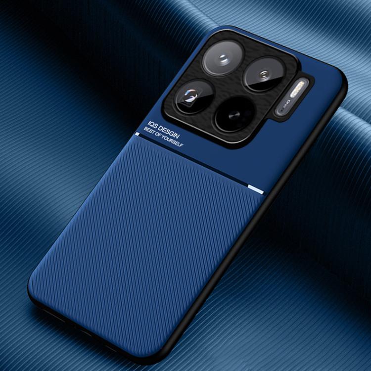 Funda híbrida de TPU y policarbonato con diseño magnético para Xiaomi 15S Pro (azul)