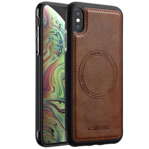 Funda para Teléfono Lc.Imeeke Magsafe para iPhone Xs/X (Marrón)