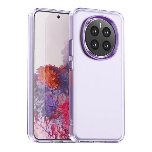Funda híbrida TPU a prueba de golpes para Honor Magic7 Candy PC (Morado)