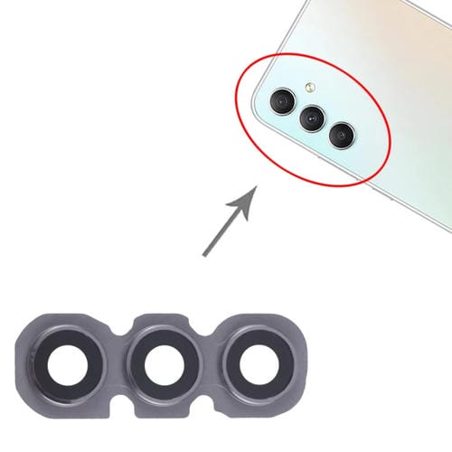 Cubierta de Lente Cámara Trasera Samsung Galaxy A34 SM-A346B (10 Piezas) (Negra)
