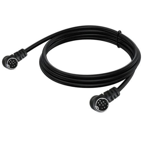 Cable Adaptador de Audio para TV 9 Pines Mini Din Doble Curvatura 3 Metros (Negro)