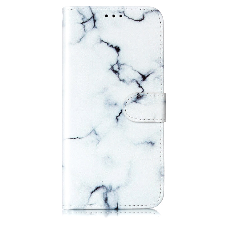 Funda de Cuero para OnePlus 13 con Patrón Mármol y Dibujo de Colores (Mármol Blanco)