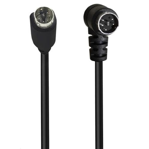 Cable de Audio y Video Mini Din 5 Pines 0,5 m Recto a Codo