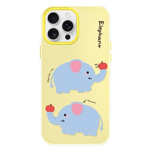 Funda híbrida TPU y PC iPhone 16 Pro Tacto Sedoso y Gelatinoso (Amarillo)