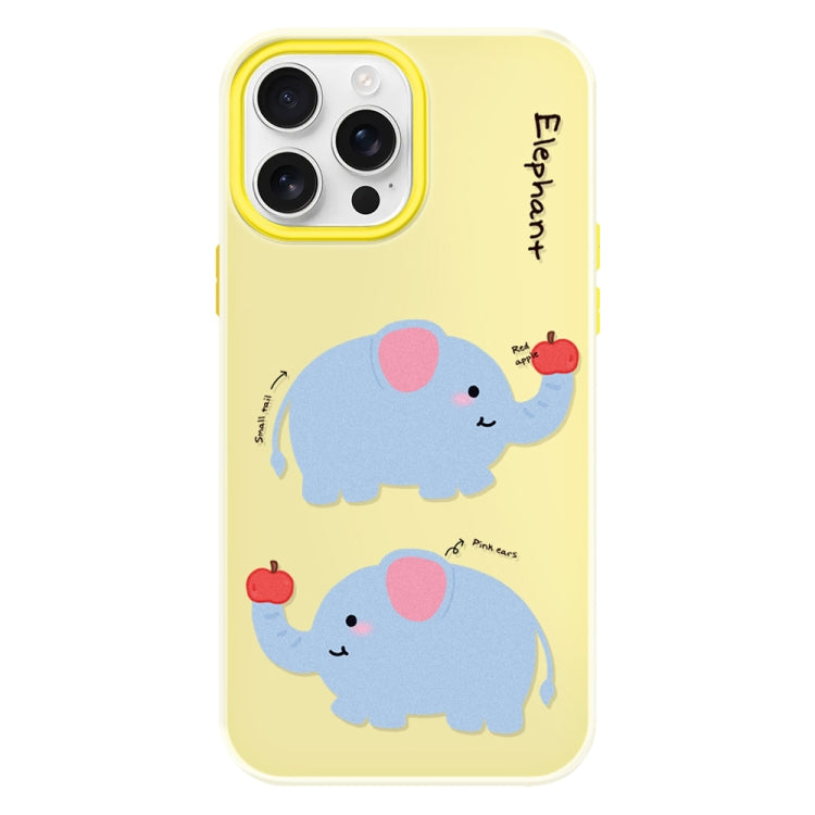 Funda híbrida TPU y PC con Tacto de Piel para iPhone 13 Pro (Amarillo Elefante)