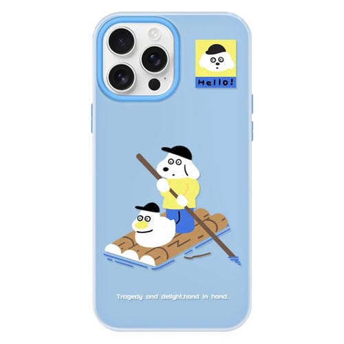 Funda híbrida TPU Policarbonato iPhone 11 Pro Max protección táctil (Azul Marino)