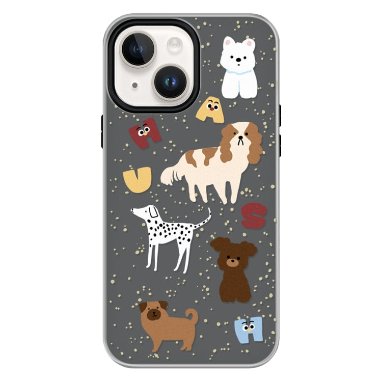 Funda híbrida TPU y Policarbonato iPhone 14 con Tacto de Gelatina (Negro)