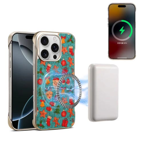 Funda para iPhone 16 Pro Denior A18 Paint Magsafe (Navidad)