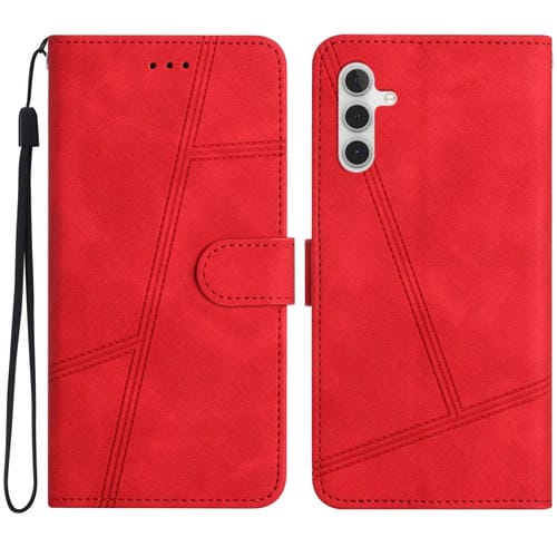 Funda Cuero Samsung Galaxy A16 4G/5G Tacto Suave Costuras (Roja)