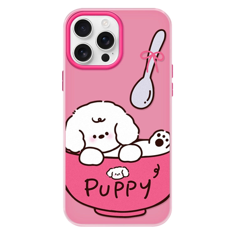 Funda hĂbrida TPU y PC iPhone 15 Pro Tacto Sedoso y Gelatinoso (Rosa)