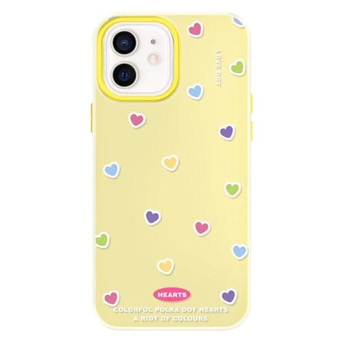 Funda híbrida TPU y PC iPhone 11 protección táctil (Amarillo)