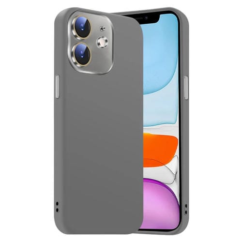 Funda de Silicona LĂquida para iPhone 11 con NanoLente (Gris Titanio)
