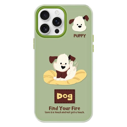 Funda híbrida TPU y PC iPhone 16 Pro Tacto Sedoso y Gelatinoso (Verde)