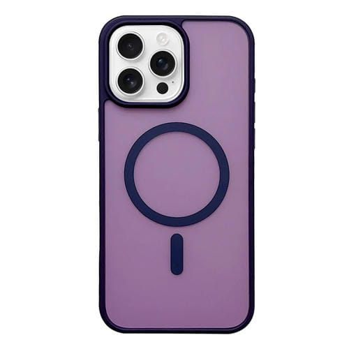 Funda para Teléfono Magsafe Frosted Skin Feel iPhone 16 Pro (Morado Oscuro)