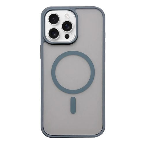 Funda para Teléfono Magsafe Frosted Skin Feel para iPhone 16 Pro (Gris Titanio)