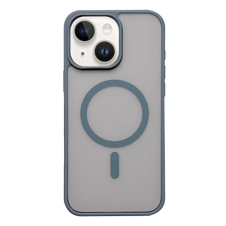 Funda para Teléfono Magsafe Frosted Skin Feel iPhone 15 Plus (Gris Titanio)