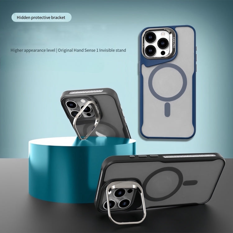 Funda Magnética para Teléfono Magsafe con Soporte de Metal iPhone 11 (Azul)