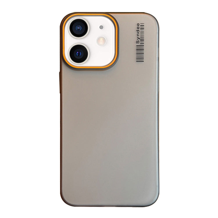 Funda para Teléfono PC Translúcida Tacto Piel Arena iPhone 12 Mini (Negra)
