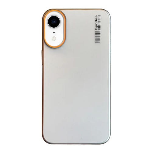 Funda para TelĂ©fono PC iPhone Xr TranslĂșcida Tacto Piel Arena Suave (Gris Titanio)