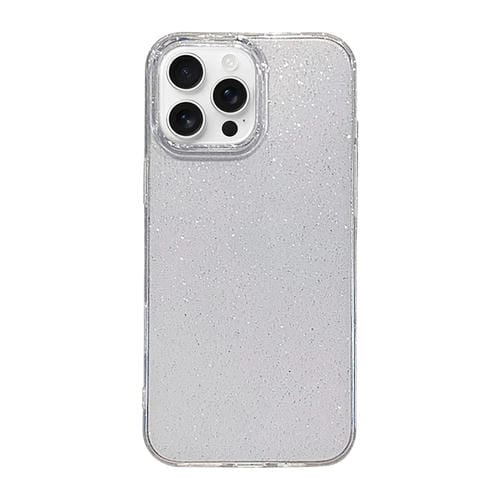 Funda TPU iPhone 16 Pro Purpurina Diseño Cielo Estrellado (Transparente)