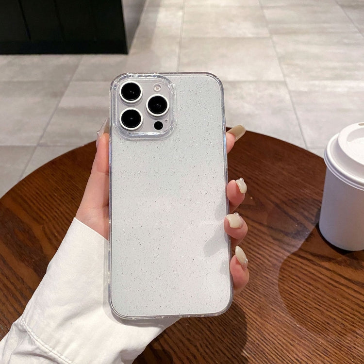 Funda TPU iPhone 16 Pro Max Purpurina Diseño Cielo Estrellado (Transparente)