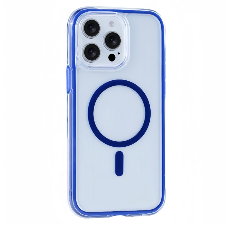 Funda para Teléfono iPhone 15 Pro Max Vacuum Airbag Y2 Series con Imån Magsafe (Azul Marino)