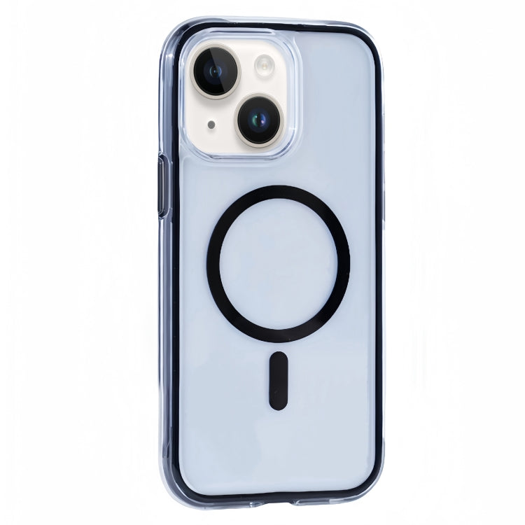 Funda para Teléfono con Imán Magsafe Transparente iPhone 14/13 Serie Y2 (Negro)