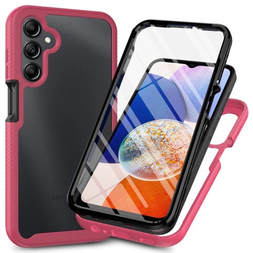 Funda para TelĂ©fono Samsung Galaxy A25 5G Starry Sky Solid Color PC + TPU con PelĂcula Pet (Rosa)