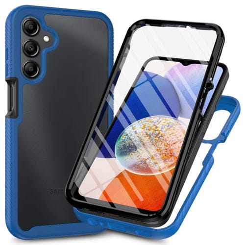 Funda para TelĂ©fono Samsung Galaxy A25 5G Starry Sky Solid Color PC + TPU con PelĂcula Pet (Azul Real)