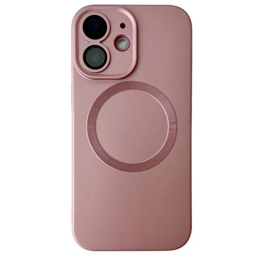 Funda para Teléfono TPU Magsafe iPhone 12 Textura Cd Pintura Metalizada (Rosa)