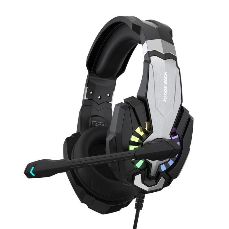 Auriculares Para Juegos Supraurales Kotion Each G9000 Plus Con Micrófono Cable 2,1 M (Negro)
