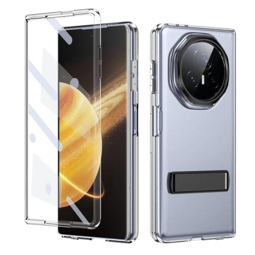 Funda hĂbrida TPU y PC con soporte para hielo para Honor Magic V3 (Negra)