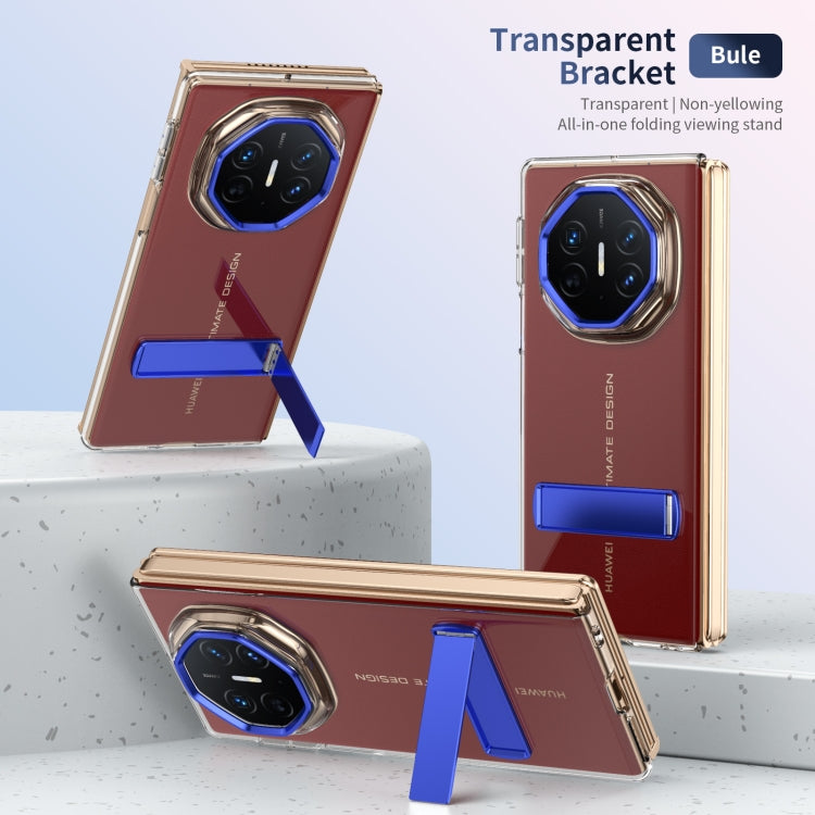 Funda híbrida TPU para PC con soporte para Huawei Mate Xt Ultimate (Azul)